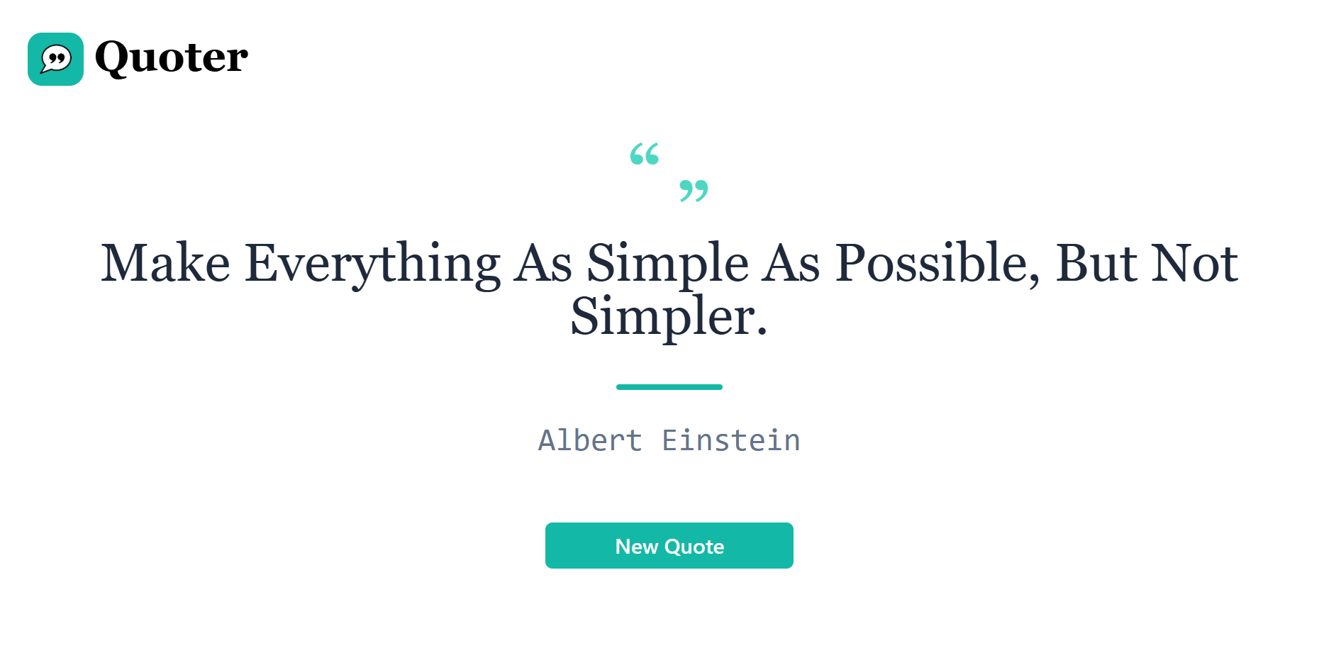 Quoter Project